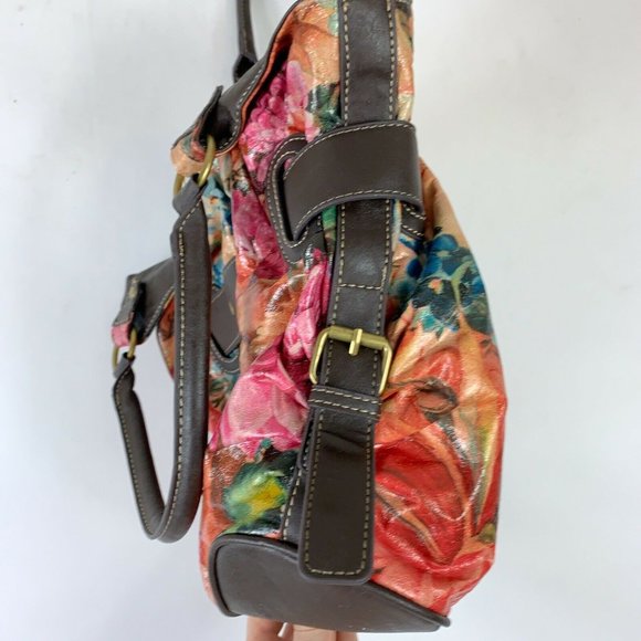 Bueno Floral Multicolor Shoulder Handbag - Picture 4 of 7